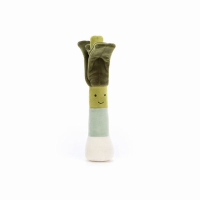 Jellycat Vivacious Vegetable Leek USA | 81392AMOQ